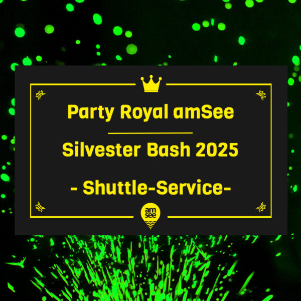 Ticketvorschau: Silvesterparty 2025 im amSee Leipzig, Shuttle
